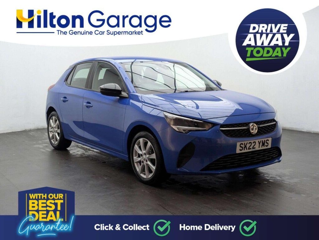 Used 2022 22 VAUXHALL CORSA 1.2 SE Edition Hatchback 5dr Petrol Manual Euro 6 (75 ps) - CRUISE CONTROL + AIR CONDITIONING CLICK & COLLECT/HOME DELIVERY