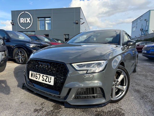2017 67 Audi S3 2.0 TFSI Black Edition Sportback 5dr Petrol S Tronic quattro Euro 6-FINISHED IN NANO GREY WITH BLACK LEATHER UPHOLSTERY-18