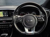 USED 2020 69 KIA SPORTAGE 1.6 T-GDi GT-Line SUV 5dr Petrol DCT AWD Euro 6 (s/s) (174 bhp) Apple Carplay & Android Auto, Satellite Navigation, Black Leather Interior, Superb KIA Service History, Rear Parking Camera, Front & Rear Heated Seats