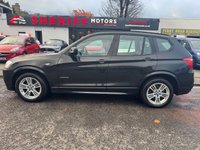 USED 2013 62 BMW X3 2.0 20d M Sport SUV 5dr Diesel Auto xDrive Euro 5 (s/s) (184 ps) Buy with Complete Confidence from Sheriff Motors, All our vehicles are extensively road tested and thoroughly inspected prior to sale. Each vehicle comes with a new 1 year mot and we rectify all advisories and failures at no additional cost to our customers, plus a full oil and filter service. For added peace of mind, every car includes a 6 month complimentary RAC Warranty, 12 months Rac Breakdown Cover giving you complete confidence when you buy from Sheriff Motors.
