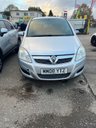 USED 2008 08 VAUXHALL ZAFIRA 1.6 Exclusiv MPV 5dr Petrol Manual Euro 4 (105 ps) 