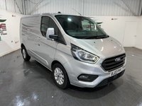 USED 2022 22 FORD TRANSIT CUSTOM 2.0 280 EcoBlue Limited Panel Van 5dr Diesel Manual L1 H1 Euro 6 (s/s) (130 ps) 2 keys, heated seats, cruise, A/C