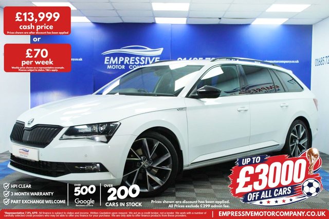 View our Skoda Superb 2.0 TDI SportLine Estate 5dr Diesel DSG Euro 6 (s/s) (190 ps)