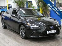 USED 2021 71 LEXUS ES 2.5 300h F Sport Saloon 4dr Petrol Hybrid E-CVT Euro 6 (s/s) (218 ps) SUNROOF SAT NAV LEATHER INTERIOR HEATED SEATS HEATED STEERING WHEEL REAR VIEW CAMERA CRUISE CONTROL PARKING SENSORS 1 OWNER EXCELLENT SERVICE HISTORY LEXUS WARRANTY TILL OCT 2031