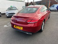 USED 2017 17 MERCEDES-BENZ C-CLASS 2.0 C200 Sport (Premium) Coupe 2dr Petrol G-Tronic+ Euro 6 (s/s) (184 ps) AUTO-GREAT SERVICE HISTORY-NAV-PARK CAMERA-LEATHER-PAN ROOF