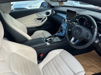 USED 2017 17 MERCEDES-BENZ C-CLASS 2.0 C200 Sport (Premium) Coupe 2dr Petrol G-Tronic+ Euro 6 (s/s) (184 ps) AUTO-GREAT SERVICE HISTORY-NAV-PARK CAMERA-LEATHER-PAN ROOF