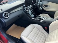 USED 2017 17 MERCEDES-BENZ C-CLASS 2.0 C200 Sport (Premium) Coupe 2dr Petrol G-Tronic+ Euro 6 (s/s) (184 ps) AUTO-GREAT SERVICE HISTORY-NAV-PARK CAMERA-LEATHER-PAN ROOF