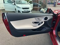 USED 2017 17 MERCEDES-BENZ C-CLASS 2.0 C200 Sport (Premium) Coupe 2dr Petrol G-Tronic+ Euro 6 (s/s) (184 ps) AUTO-GREAT SERVICE HISTORY-NAV-PARK CAMERA-LEATHER-PAN ROOF