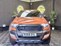 USED 2018 68 FORD RANGER 3.2 TDCi Wildtrak Pickup Double Cab 4dr Diesel Auto 4WD Euro 5 (200 ps) FSH RAPTOR HUGE SPEC NO VAT