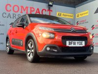 USED 2018 18 CITROEN C3 1.2 PureTech Feel Hatchback 5dr Petrol Manual Euro 6 (68 ps) GREAT SPEC, GROUP 8 INSURANCE!!!