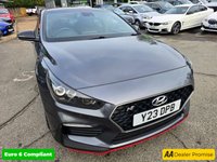 USED 2020 Y HYUNDAI I30 Grey 2.0 T-GDi N Performance Fastback, 39,900 miles, Euro 6 ULEZ, 6-Speed, A/C, Part Leather, Heated Seats, Sat Nav, Rear Camera, FSH, great spec. This 2020 Hyundai i30 T-GDi N Performance boasts a full service history at 6k, 16k, 26k, 33k, 38k, and with its last service completed on 2025-09-26 at 39,515 miles, offering peace of mind alongside its remaining 3 months warranty. This Euro 6 compliant model features a powerful 2.0L petrol engine and comes equipped with advanced LED headlamps, automatic headlights with a dusk sensor, and dual zone climate control for your comfort. Connectivity is seamless with Android Auto integration, and park