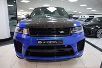 USED 2019 19 LAND ROVER RANGE ROVER SPORT 5.0 P575 V8 GPF SVR SUV 5dr Petrol Auto 4WD Euro 6 (s/s) (575 ps) DEPLOY STEPS+CARBON+22+PAN+FSH