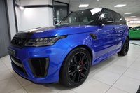 USED 2019 19 LAND ROVER RANGE ROVER SPORT 5.0 P575 V8 GPF SVR SUV 5dr Petrol Auto 4WD Euro 6 (s/s) (575 ps) DEPLOY STEPS+CARBON+22+PAN+FSH