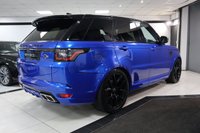 USED 2019 19 LAND ROVER RANGE ROVER SPORT 5.0 P575 V8 GPF SVR SUV 5dr Petrol Auto 4WD Euro 6 (s/s) (575 ps) DEPLOY STEPS+CARBON+22+PAN+FSH