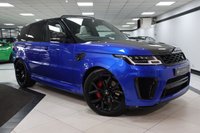 USED 2019 19 LAND ROVER RANGE ROVER SPORT 5.0 P575 V8 GPF SVR SUV 5dr Petrol Auto 4WD Euro 6 (s/s) (575 ps) DEPLOY STEPS+CARBON+22+PAN+FSH
