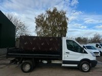 USED 2014 64 FORD TRANSIT 350 2.2 TDCI 125PS RWD SINGLE CAB TIPPER - NO VAT 