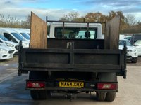 USED 2014 64 FORD TRANSIT 350 2.2 TDCI 125PS RWD SINGLE CAB TIPPER - NO VAT 