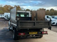 USED 2014 64 FORD TRANSIT 350 2.2 TDCI 125PS RWD SINGLE CAB TIPPER - NO VAT 