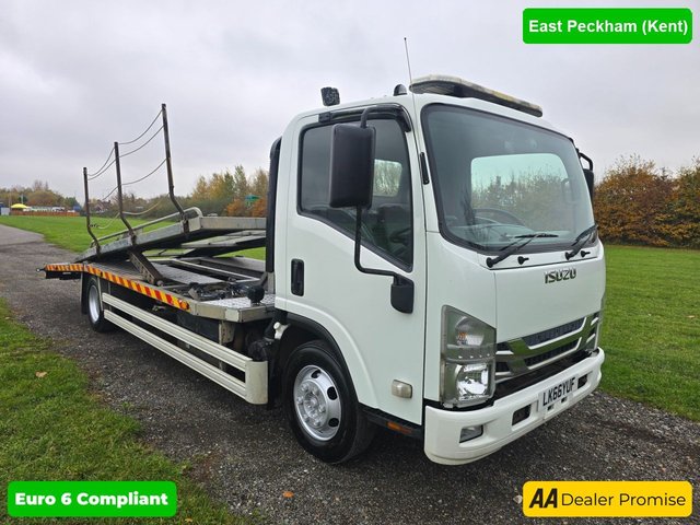 View our Isuzu Forward N75.190 L Double Car Transporter, Recovery World body, 2000kg bottom & 1600kg top deck, Samurai 12,000lb winch, FSH, great condition, + VAT @ 20%.