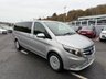 USED 2020 20 MERCEDES-BENZ VITO 114 CDI PRO Tourer 9-Seater Double Cab 2.1 Diesel G-Tronic RWD L3 Euro 6 (XLWB) (136 ps) Metallic Silver with 9 seats and only 13,750 miles, XL Wheelbase model