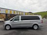 USED 2020 20 MERCEDES-BENZ VITO 114 CDI PRO Tourer 9-Seater Double Cab 2.1 Diesel G-Tronic RWD L3 Euro 6 (XLWB) (136 ps) Metallic Silver with 9 seats and only 13,750 miles, XL Wheelbase model