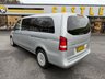 USED 2020 20 MERCEDES-BENZ VITO 114 CDI PRO Tourer 9-Seater Double Cab 2.1 Diesel G-Tronic RWD L3 Euro 6 (XLWB) (136 ps) Metallic Silver with 9 seats and only 13,750 miles, XL Wheelbase model