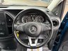 USED 2020 20 MERCEDES-BENZ VITO 114 CDI PRO Tourer 9-Seater Double Cab 2.1 Diesel G-Tronic RWD L3 Euro 6 (XLWB) (136 ps) Metallic Silver with 9 seats and only 13,750 miles, XL Wheelbase model
