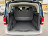 USED 2020 20 MERCEDES-BENZ VITO 114 CDI PRO Tourer 9-Seater Double Cab 2.1 Diesel G-Tronic RWD L3 Euro 6 (XLWB) (136 ps) Metallic Silver with 9 seats and only 13,750 miles, XL Wheelbase model