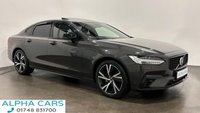 USED 2022 22 VOLVO S90 2.0h T8 Recharge 11.6kWh R-Design Saloon 4dr Petrol Plug-in Hybrid Auto AWD Euro 6 (s/s) (390 ps) 390 BHP AWD Drive S90 T8 Recharge Petrol Plug In Hosting Generous Specification Complete Service Record