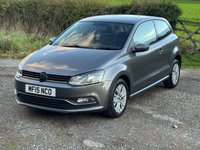 USED 2015 15 VOLKSWAGEN POLO 1.0 BlueMotion Tech SE Hatchback 3dr Petrol Manual Euro 6 (s/s) (60 ps) VERY CLEAN EXAMPLE GREAT SPEC