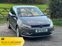 USED 2015 15 VOLKSWAGEN POLO 1.0 BlueMotion Tech SE Hatchback 3dr Petrol Manual Euro 6 (s/s) (60 ps) VERY CLEAN EXAMPLE GREAT SPEC