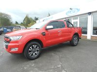 USED 2017 02 FORD RANGER 2.2 TDCi XLT Super Pickup Extended Cab 4dr Diesel Manual 4WD Euro 5 (150 ps) **NO VAT**WILDTRACK ALLOYS** 4 Seats*
