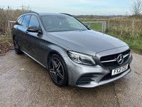 USED 2021 21 MERCEDES-BENZ C-CLASS 2.0 C300e 13.5kWh AMG Line Night Edition (Premium) Estate 5dr Petrol Plug-in Hybrid G-Tronic+ Euro 6 (s/s) (320 ps) AMG NIGHT EDITION, COMMAND NAV, 2 KEYS,