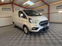 USED 2021 71 FORD TRANSIT CUSTOM 2.0 340 EcoBlue MHEV Limited Panel Van 5dr Diesel Manual L1 H1 Euro 6 (s/s) (130 ps) * NEW MOT * FRONT SPLITTER *