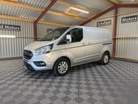 USED 2021 71 FORD TRANSIT CUSTOM 2.0 340 EcoBlue MHEV Limited Panel Van 5dr Diesel Manual L1 H1 Euro 6 (s/s) (130 ps) * NEW MOT * FRONT SPLITTER *