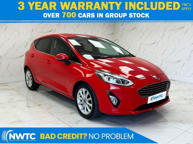 View our Ford Fiesta 1.0T EcoBoost Titanium Hatchback 5dr Petrol Manual Euro 6 (s/s) (125 ps) F/S/H! 1 FORMER OWNER!