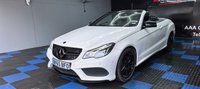 USED 2015 65 MERCEDES-BENZ E-CLASS 2.1 E220 BlueTEC AMG Line Cabriolet 2dr Diesel G-Tronic+ Euro 6 (s/s) (177 ps) 