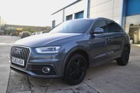 USED 2013 63 AUDI Q3 2.0 TDI S line SUV 5dr Diesel Manual Euro 5 (s/s) (140 ps) Sat Nav, B-Tooth, AA APPROVED