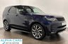USED 2019 19 LAND ROVER DISCOVERY 3.0 SD V6 HSE SUV 5dr Diesel Auto 4WD Euro 6 (s/s) (306 ps) Discovery 5 306 BHP Euro 6 Striking Loire Blue Metallic , Oyster Leather interior with reims piping ,