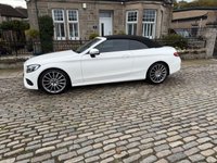 USED 2017 67 MERCEDES-BENZ C CLASS 2.1 C220d AMG Line Cabriolet 2dr Diesel G-Tronic+ Euro 6 (s/s) (170 ps) Full Leather+Heated Seats+Navigation+Service History