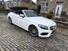 USED 2017 67 MERCEDES-BENZ C CLASS 2.1 C220d AMG Line Cabriolet 2dr Diesel G-Tronic+ Euro 6 (s/s) (170 ps) Full Leather+Heated Seats+Navigation+Service History