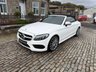 USED 2017 67 MERCEDES-BENZ C CLASS 2.1 C220d AMG Line Cabriolet 2dr Diesel G-Tronic+ Euro 6 (s/s) (170 ps) Full Leather+Heated Seats+Navigation+Service History
