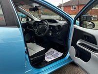 USED 2012 TOYOTA AQUA 1.5 Automatic Petrol Hybrid Hatchback Blue 5dr JAPANESE IMPORTED TOYOTA AQUA/ PRIUS CITY + LOW MILEAGE 1.5 HYBRID + CLEAN CONDITION THROUGHOUT + CHEAP/ ECO + LONG MOT/ FRESH SERVICE + FINISHED IN METALLIC LIGHT BLUE + SPEC INCLUDES WHITE AND BLACK CLOTH INTERIOR, ELECTRIC MIRRORS, FOLDING DOOR MIRRORS, PRIVACY GLASS, A/C, WHEEL TRIMS, REMOTE LOCKING + 3 MONTHS WARRANTY + 12 MONTHS AA BREAKDOWN COVER INCLUDED