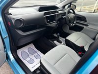 USED 2012 TOYOTA AQUA 1.5 Automatic Petrol Hybrid Hatchback Blue 5dr JAPANESE IMPORTED TOYOTA AQUA/ PRIUS CITY + LOW MILEAGE 1.5 HYBRID + CLEAN CONDITION THROUGHOUT + CHEAP/ ECO + LONG MOT/ FRESH SERVICE + FINISHED IN METALLIC LIGHT BLUE + SPEC INCLUDES WHITE AND BLACK CLOTH INTERIOR, ELECTRIC MIRRORS, FOLDING DOOR MIRRORS, PRIVACY GLASS, A/C, WHEEL TRIMS, REMOTE LOCKING + 3 MONTHS WARRANTY + 12 MONTHS AA BREAKDOWN COVER INCLUDED