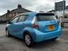 USED 2012 TOYOTA AQUA 1.5 Automatic Petrol Hybrid Hatchback Blue 5dr JAPANESE IMPORTED TOYOTA AQUA/ PRIUS CITY + LOW MILEAGE 1.5 HYBRID + CLEAN CONDITION THROUGHOUT + CHEAP/ ECO + LONG MOT/ FRESH SERVICE + FINISHED IN METALLIC LIGHT BLUE + SPEC INCLUDES WHITE AND BLACK CLOTH INTERIOR, ELECTRIC MIRRORS, FOLDING DOOR MIRRORS, PRIVACY GLASS, A/C, WHEEL TRIMS, REMOTE LOCKING + 3 MONTHS WARRANTY + 12 MONTHS AA BREAKDOWN COVER INCLUDED