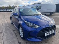 USED 2021 70 TOYOTA YARIS 1.5 VVT-H ICON HATCHBACK 5DR PETROL HYBRID E-CVT 115BHP. EURO 6. REVERSING CAM. 97K MLS. FINANCE. PX. PETROL HYBRID. 97K MLS. REVERSE CAM. FINANCE. PX