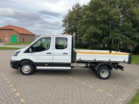 USED 2022 71 FORD TRANSIT 2.0 350 EcoBlue Leader Double Cab Tipper 4dr Diesel Manual RWD L3 Euro 6 (s/s) (130 ps) 2 keys, FSH, 7 seats, DAB, tow-bar