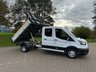 USED 2022 71 FORD TRANSIT 2.0 350 EcoBlue Leader Double Cab Tipper 4dr Diesel Manual RWD L3 Euro 6 (s/s) (130 ps) 2 keys, FSH, 7 seats, DAB, tow-bar