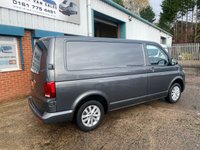 USED 2021 71 VOLKSWAGEN TRANSPORTER 2.0 TDI T28 SWB HIGHLINE 6SPD 150BHP WITH AIRCON METALLIC GREY   