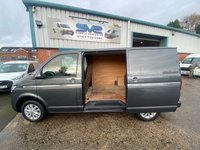 USED 2021 71 VOLKSWAGEN TRANSPORTER 2.0 TDI T28 SWB HIGHLINE 6SPD 150BHP WITH AIRCON METALLIC GREY   